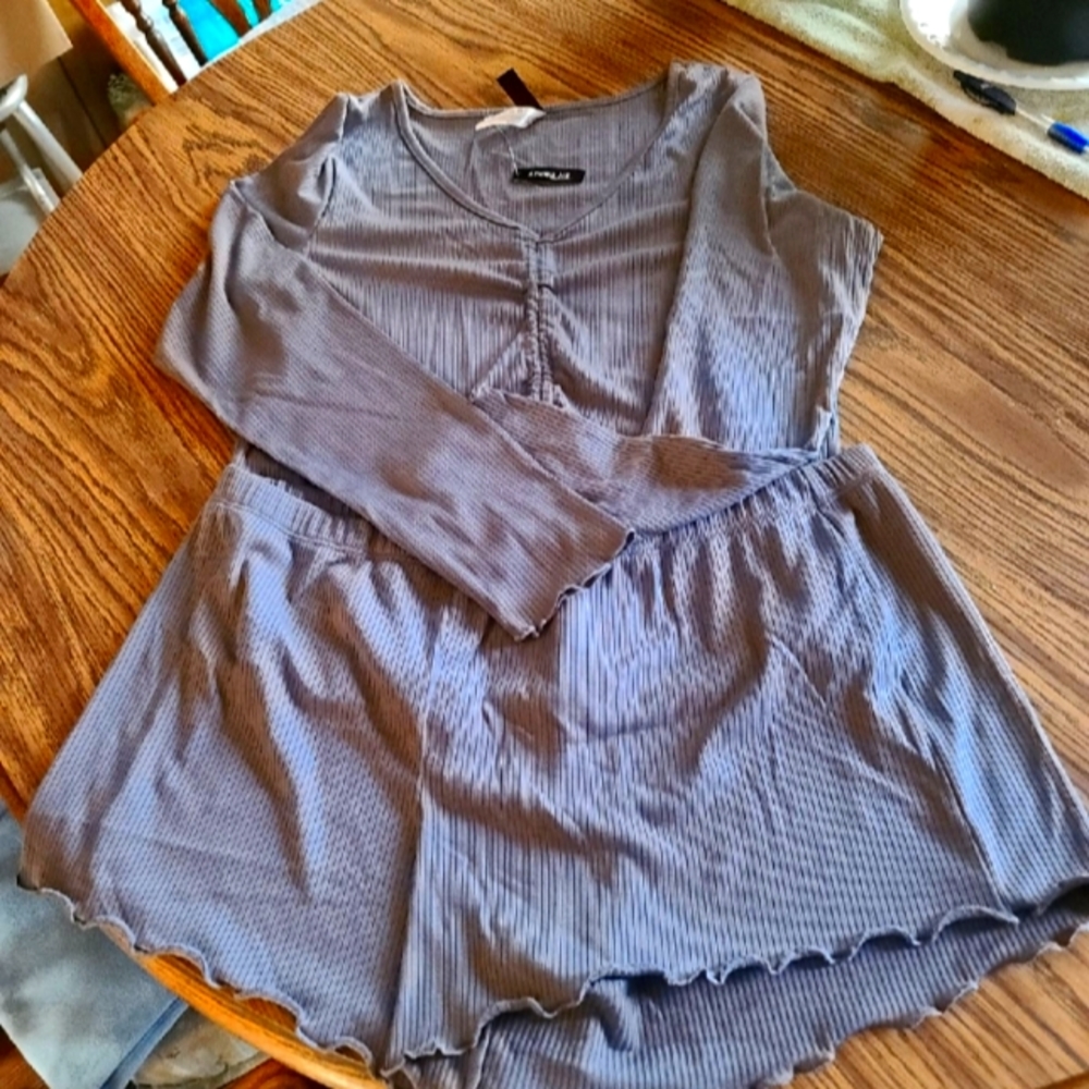 Grey pj set